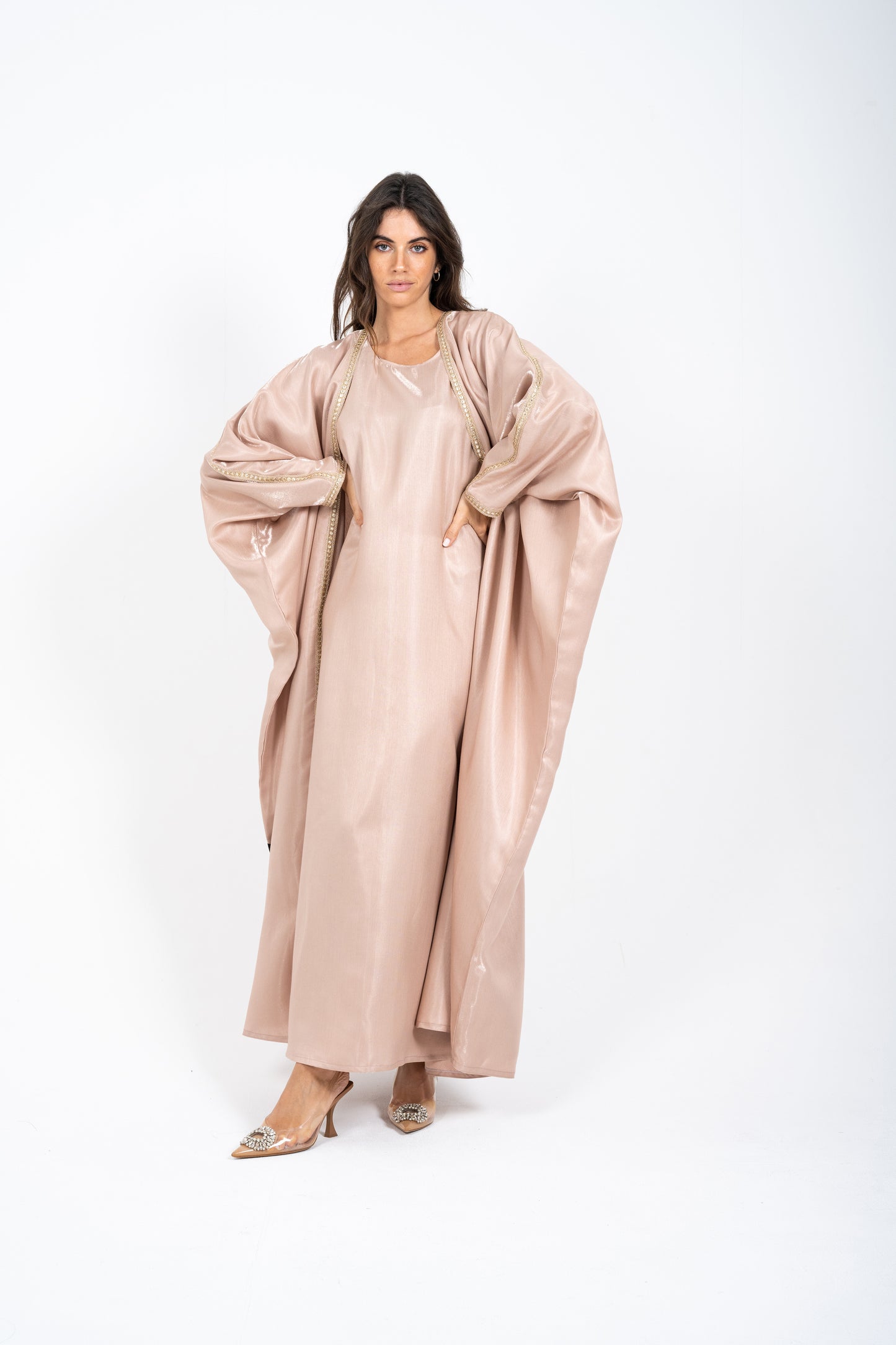Gold Angel Abaya