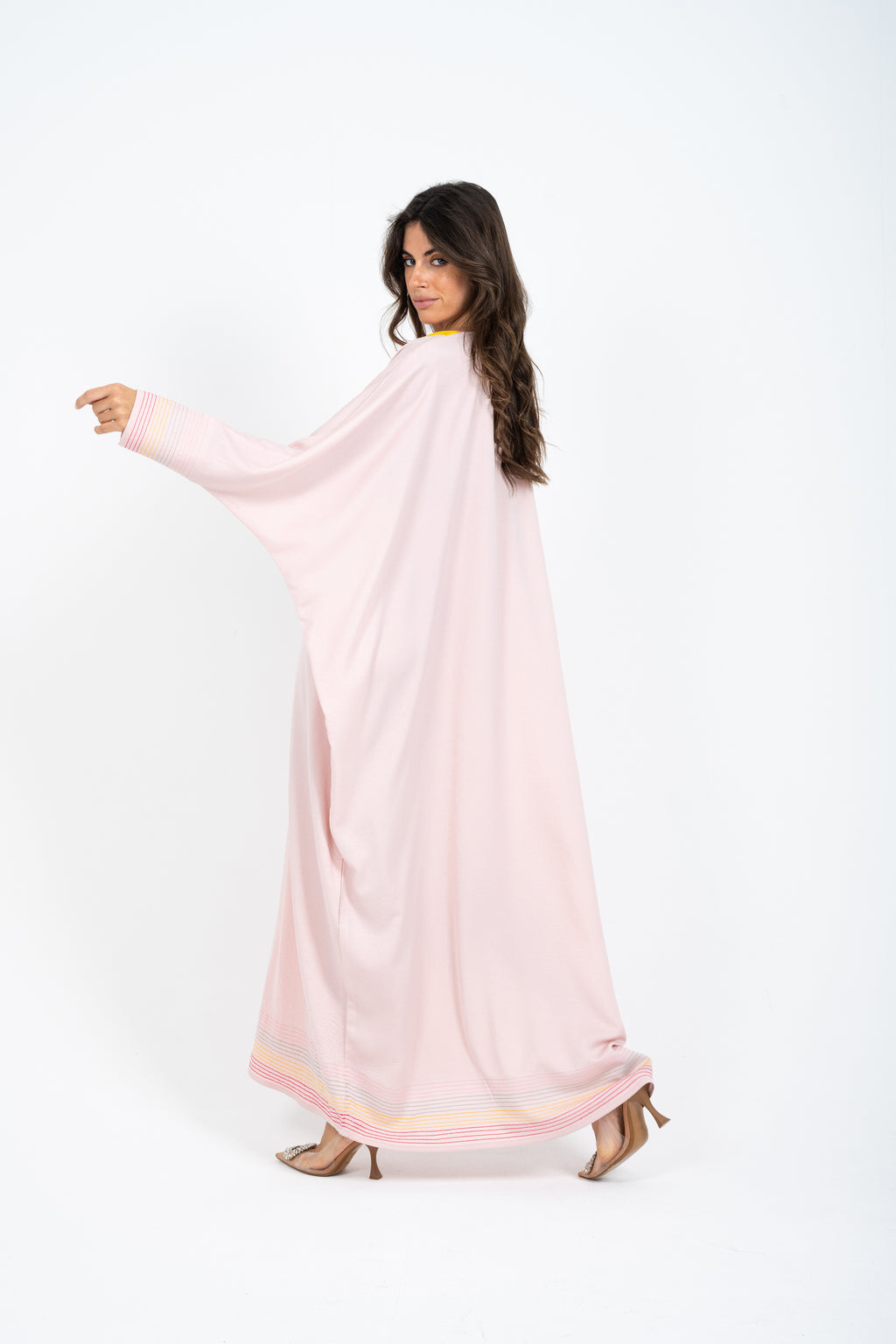 Pink Block Jalabiya
