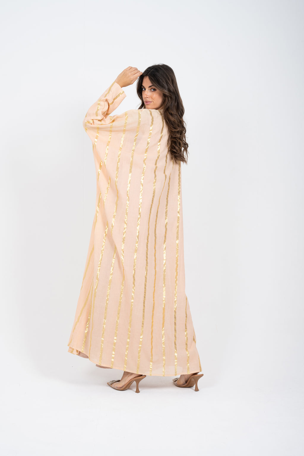 Peach Abaya